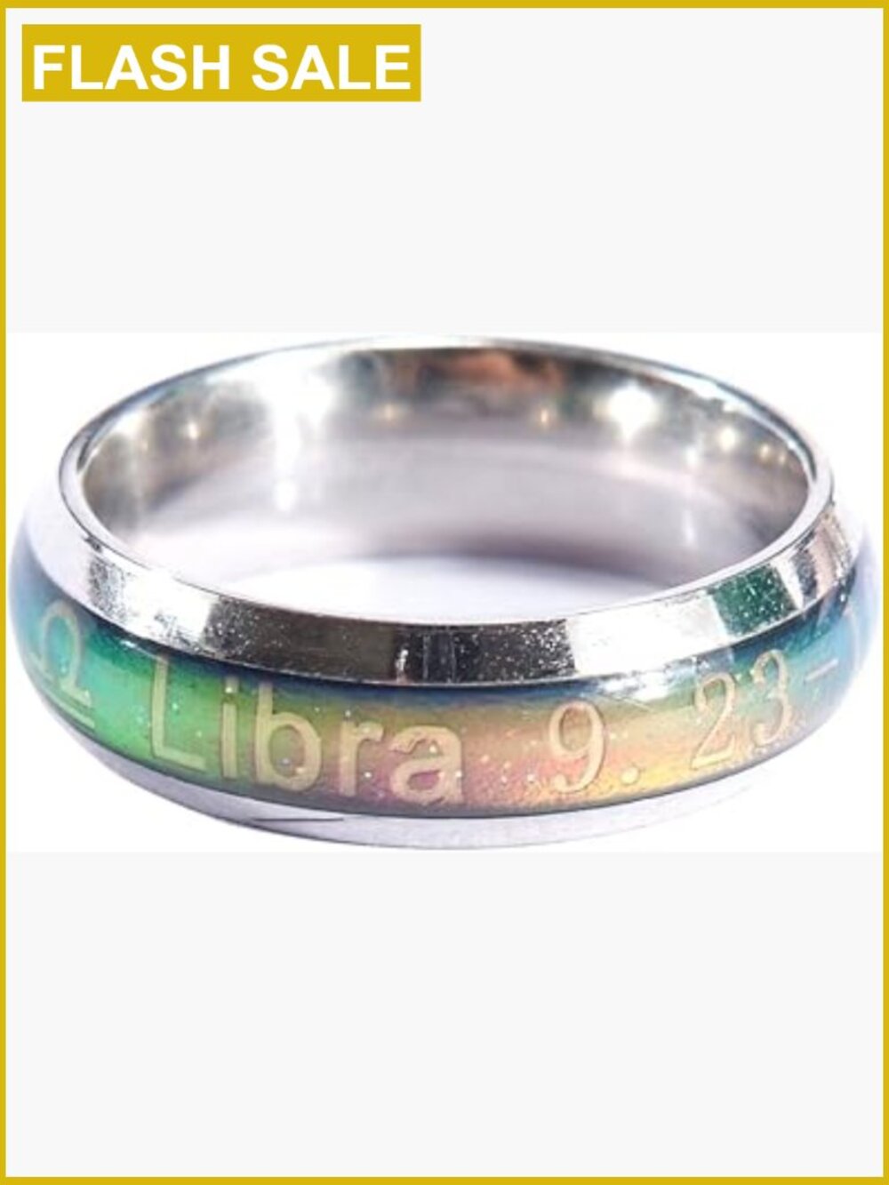 Mood Ring Thermochromic Color Change Emotion Ring Size 8 with Box